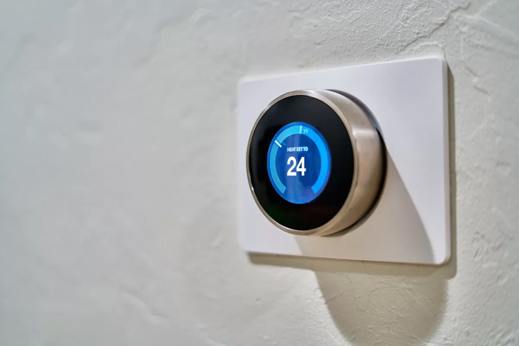 Google Nest smart thermostat for reducing home energy bills